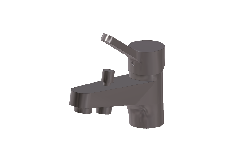 Rubinetti 3D - Miscelatore per vasca con attacco per doccia... Rubinetti 3D - Miscelatore per vasca con attacco per doccia...