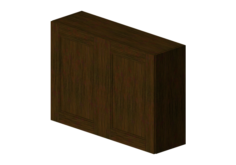 Mobili 3D - Mobile in legno con due ante - Panda - W4230 -... Mobili 3D - Mobile in legno con due ante - Panda - W4230 -...