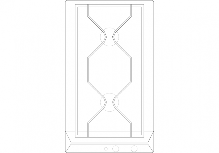 Cuisines DWG - Plans de cuisson p51 08 - ACCA software