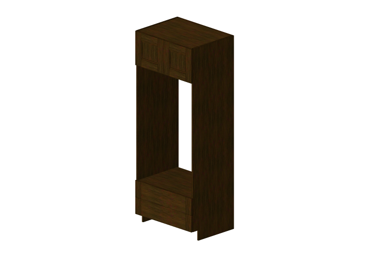 3D Möbel - Holzschrank mit zwei Türen un zwei Schubladen -... 3D Möbel - Holzschrank mit zwei Türen un zwei Schubladen -...