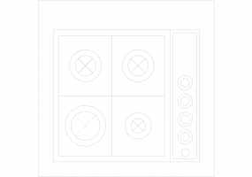 Cuisines DWG - Plans de cuisson 003