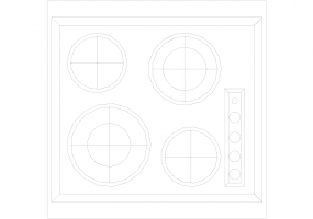 Cuisines DWG - Plans de cuisson 004