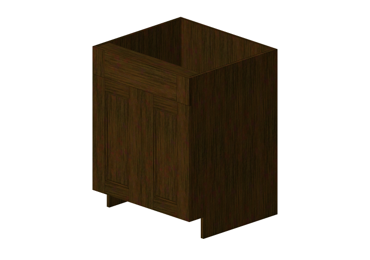 Mobili 3D - Mobile in legno con due ante - Panda - B27 -... Mobili 3D - Mobile in legno con due ante - Panda - B27 -...