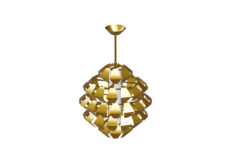 3D Schwebende Lampe - Hängelampe - Panzeri – Agave -... 3D Schwebende Lampe - Hängelampe - Panzeri – Agave -...