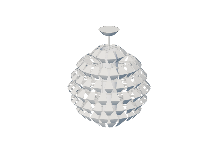 Lampe à suspension 3D - Lampe à suspension - Panzeri –... Lampe à suspension 3D - Lampe à suspension - Panzeri –...