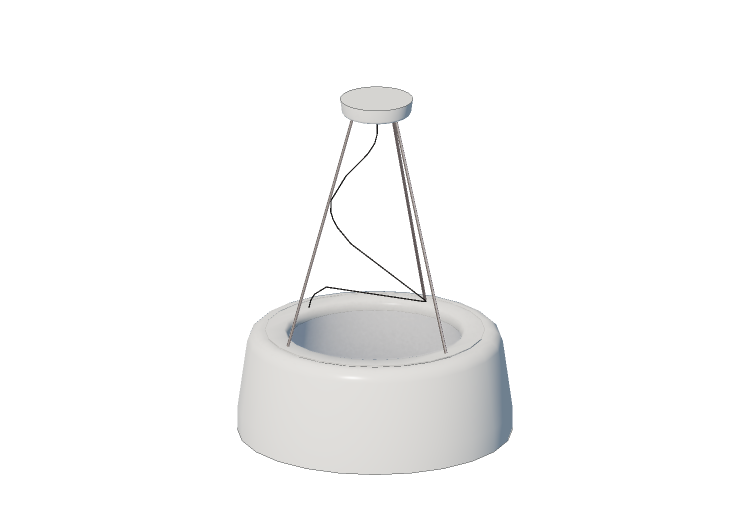 3D Schwebende Lampe - Hängelampe - Panzeri – Blanca -... 3D Schwebende Lampe - Hängelampe - Panzeri – Blanca -...