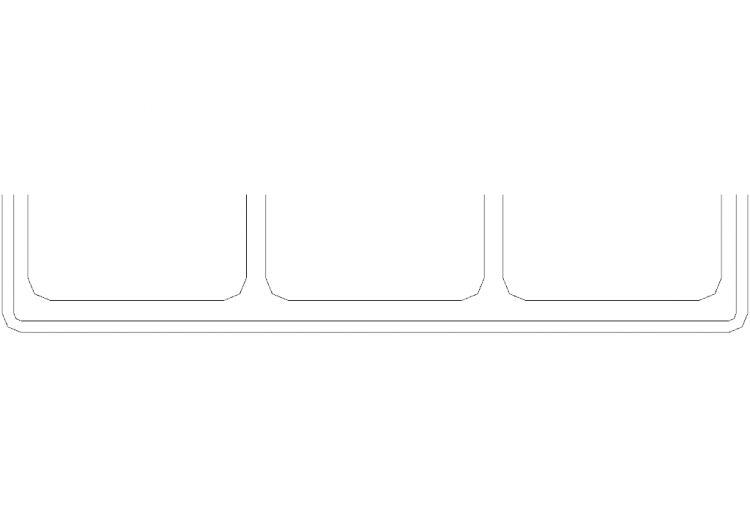 Cucine DWG - Lavello p50xl116 21 - ACCA software