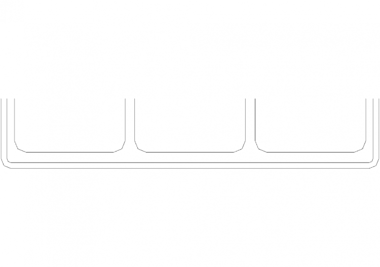 Cucine DWG - Lavello p50xl116 22 - ACCA software