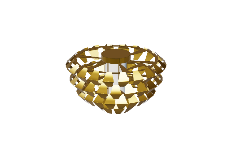 Lámpara de techo 3D - Lámpara de techo - Panzeri – Agave -... Lámpara de techo 3D - Lámpara de techo - Panzeri – Agave -...