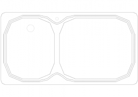 Cuisines DWG - Évier p50xl95 10