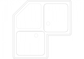 Cuisines DWG - Évier p83xl83 26
