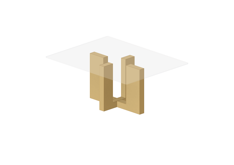 3D Tisch - Glastisch - Prima Linea - Kenzo - Prima Linea 3D Tisch - Glastisch - Prima Linea - Kenzo - Prima Linea