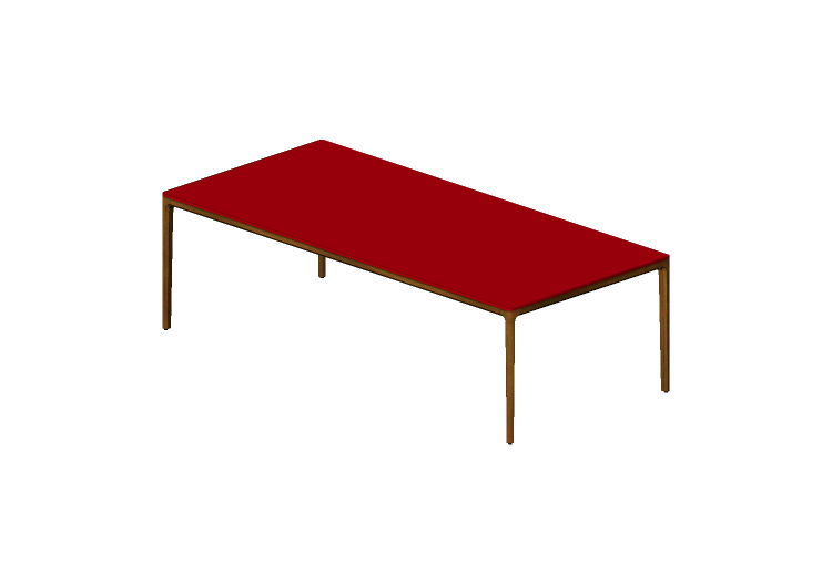 Tables 3D - Table en bois laqué - Prima Linea - Isis -... Tables 3D - Table en bois laqué - Prima Linea - Isis -...