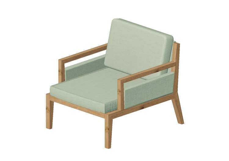 Divans 3D - Fauteuil en tissu - Prima Linea - London -... Divans 3D - Fauteuil en tissu - Prima Linea - London -...