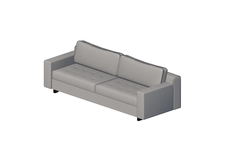 Chairs and Sofas 3D - Fabric sofa - Prima Linea - Aqua -... Chairs and Sofas 3D - Fabric sofa - Prima Linea - Aqua -...