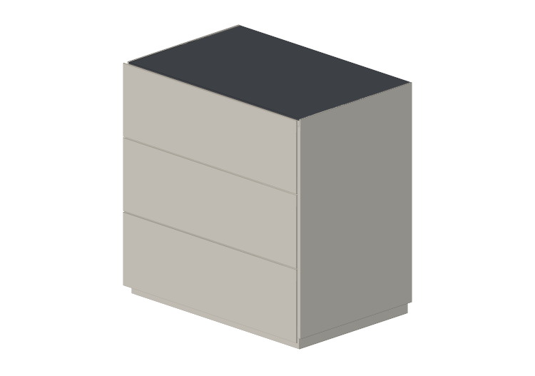 Camas 3D - Criado-mudo de madeira laqueada - Prima Linea -... Camas 3D - Criado-mudo de madeira laqueada - Prima Linea -...