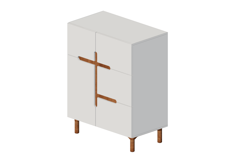 3D Schränke und Kommoden - Kommode aus lackiertem Holz -... 3D Schränke und Kommoden - Kommode aus lackiertem Holz -...