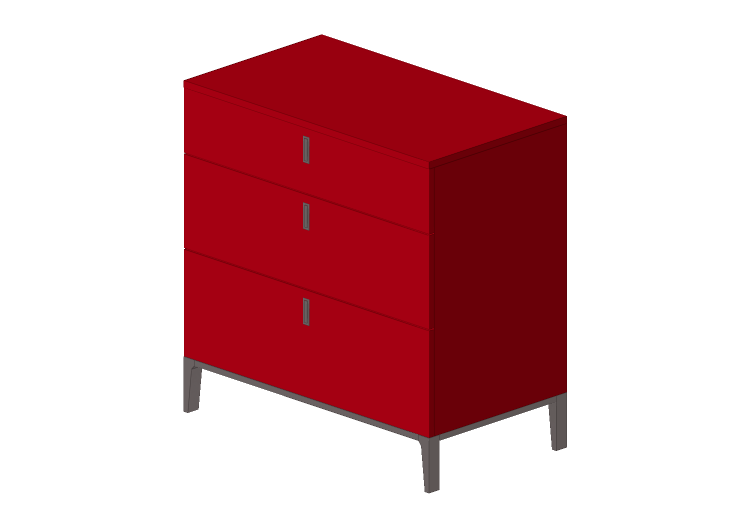 Armadi 3D - Comò in legno laccato - Prima Linea - Munique -... Armadi 3D - Comò in legno laccato - Prima Linea - Munique -...