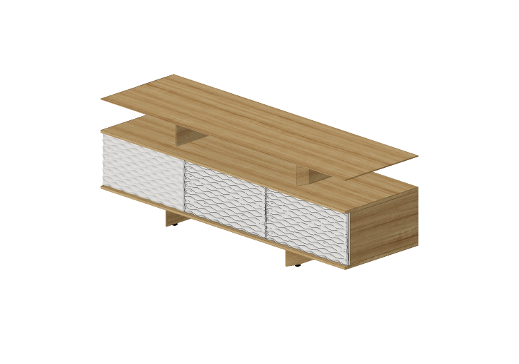 Muebles 3D - Aparador de madera - Prima Linea - Jean -... Muebles 3D - Aparador de madera - Prima Linea - Jean -...