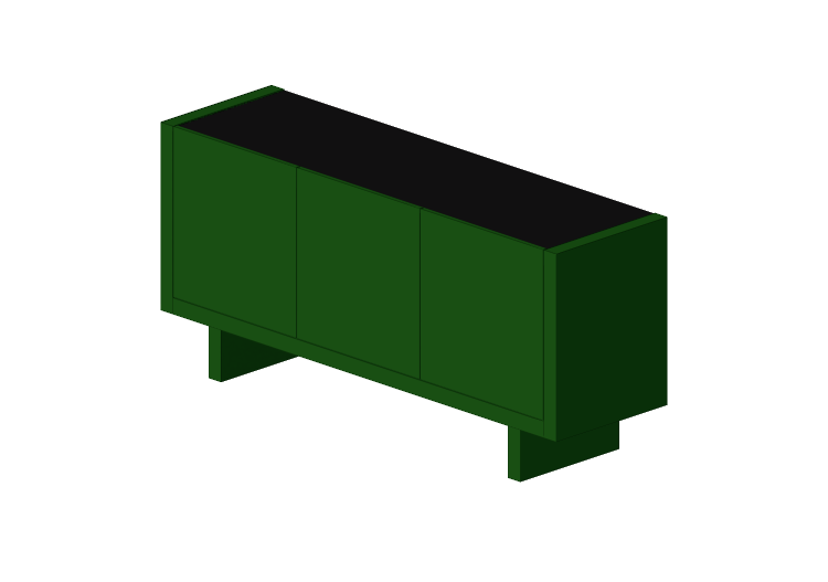 Mobili 3D - Buffet in legno laccato - Prima Linea - Bella -... Mobili 3D - Buffet in legno laccato - Prima Linea - Bella -...