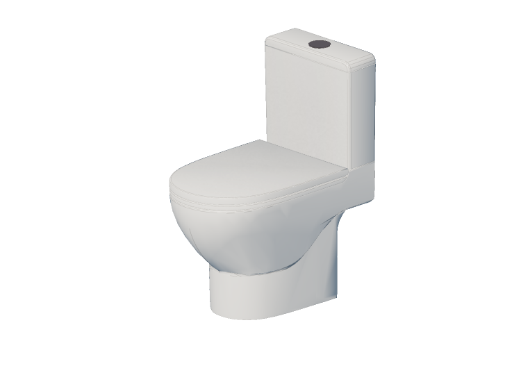Vasos 3D - Vaso sanitário com caixa externa - Roca NEXO -... Vasos 3D - Vaso sanitário com caixa externa - Roca NEXO -...