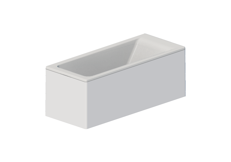 Bañeras de baño 3D - Bañera rectangular 170x70cm - Roca -... Bañeras de baño 3D - Bañera rectangular 170x70cm - Roca -...