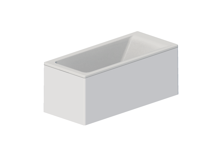 Vasche da bagno 3D - Vasca da bagno rettangolare 160x70cm -... Vasche da bagno 3D - Vasca da bagno rettangolare 160x70cm -...