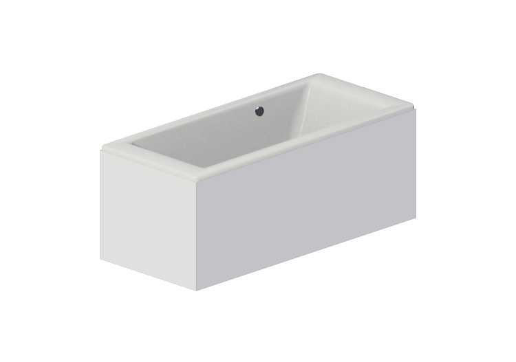 Vasche da bagno 3D - Vasca da bagno rettangolare 160x70cm -... Vasche da bagno 3D - Vasca da bagno rettangolare 160x70cm -...