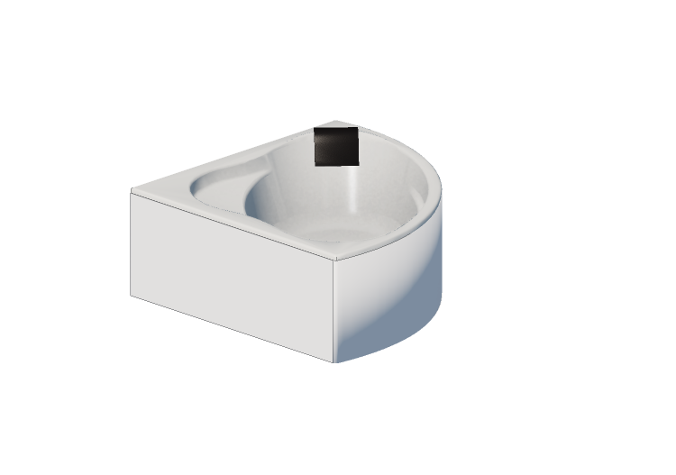 3D Bathtubs - Angular bath 145x145cm - Roca - Bali - Roca 3D Bathtubs - Angular bath 145x145cm - Roca - Bali - Roca