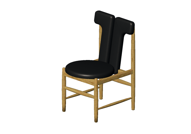 Sillas 3D - Silla de madera - Sala Bella - Face - Sala... Sillas 3D - Silla de madera - Sala Bella - Face - Sala...