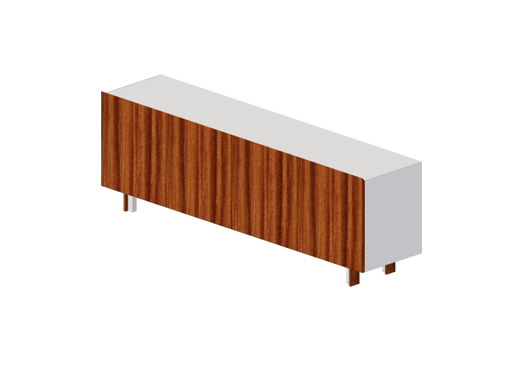 Muebles 3D - Bufet de madera - Schuster - COPA 2200 -... Muebles 3D - Bufet de madera - Schuster - COPA 2200 -...