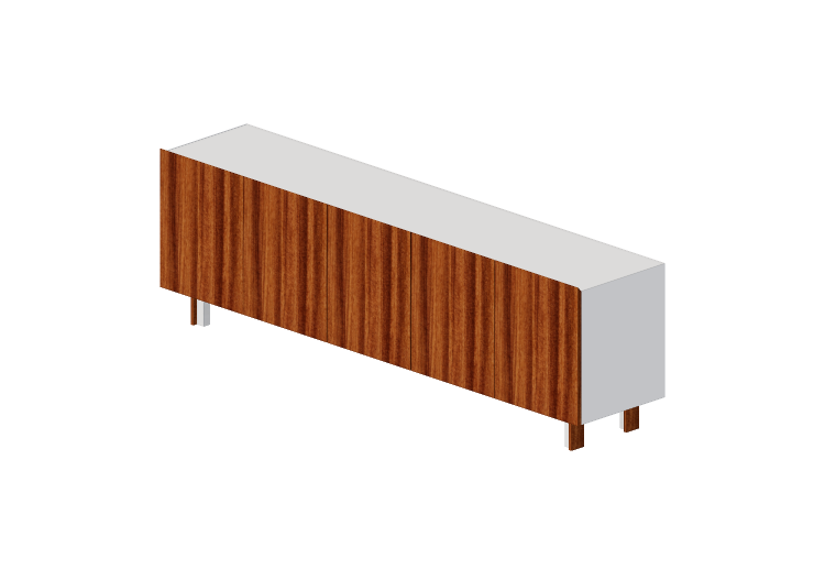 Mobili 3D - Buffet in legno - Schuster - COPA 2400 -... Mobili 3D - Buffet in legno - Schuster - COPA 2400 -...