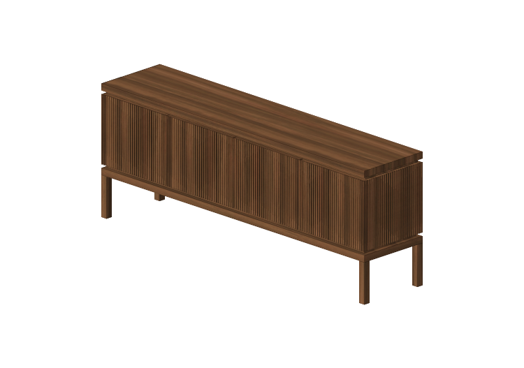 Muebles 3D - Bufet de madera - Schuster - HC 1992 -... Muebles 3D - Bufet de madera - Schuster - HC 1992 -...