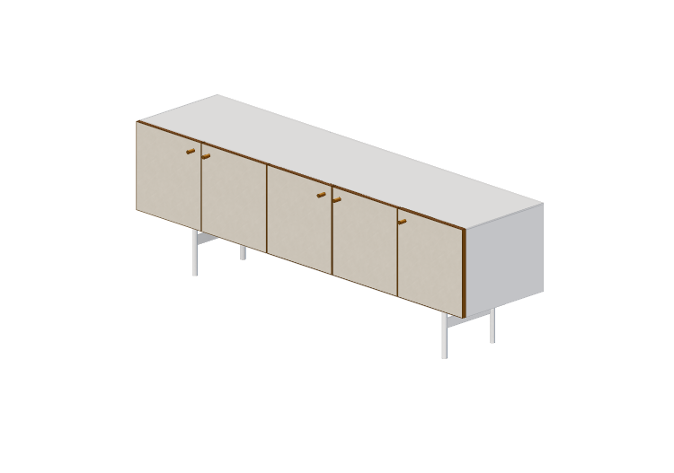 3D Furniture - Wood Buffet - Schuster - Quadros - Schuster 3D Furniture - Wood Buffet - Schuster - Quadros - Schuster