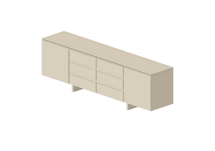 Meubles 3D - Buffet en bois - Schuster - Elisa - Schuster Meubles 3D - Buffet en bois - Schuster - Elisa - Schuster