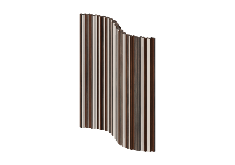 Acessórios 3D - Divisor de madeira - Schuster - Ripas -... Acessórios 3D - Divisor de madeira - Schuster - Ripas -...