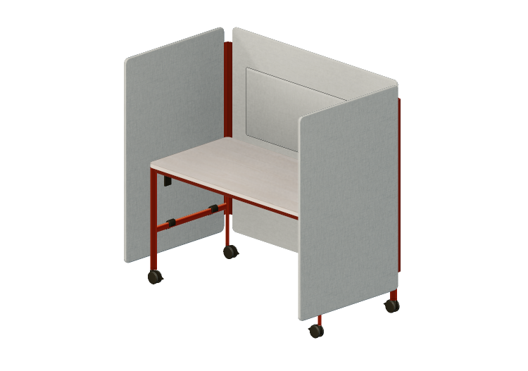 Bureaux 3D - Séparateur modulaire avec table - Play -... Bureaux 3D - Séparateur modulaire avec table - Play -...