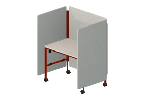 Escrivaninhas 3D - Divis&oacute;ria modular com mesa - Play - PYPPS16