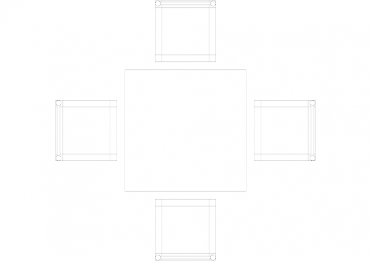 Kitchens DWG - 成套餐具01 - ACCA software