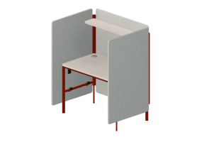 Scrivanie 3D - Divisorio modulare con tavolo - Play - PYPPS17