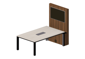 3D Schreibtische - Tisch rechteckig - Senator - Play - PYPAE201250