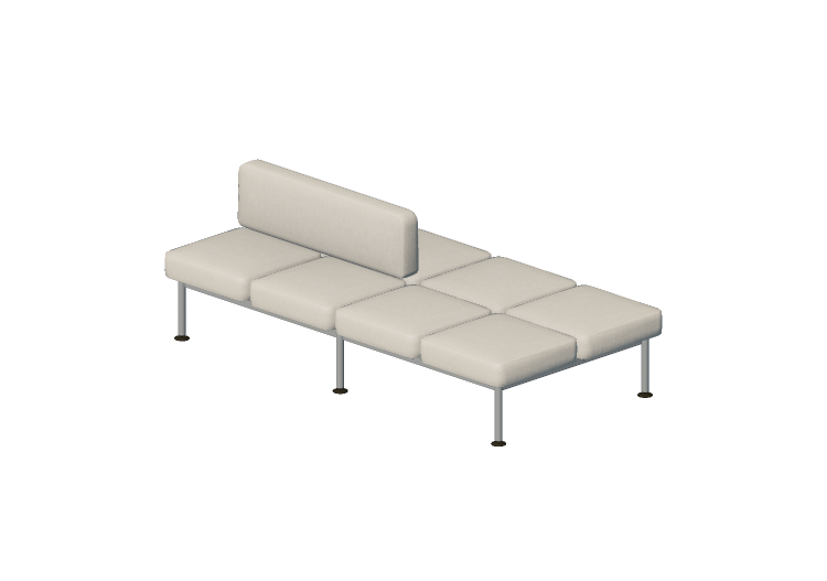 3D Arm Chairs - 8-seater sofa with backrests - Senator -... 3D Arm Chairs - 8-seater sofa with backrests - Senator -...