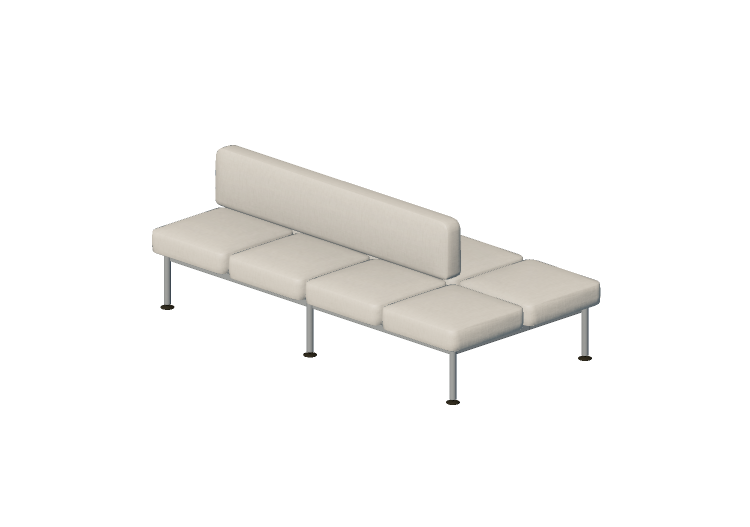 3D Arm Chairs - 8-seater sofa with backrests - Senator -... 3D Arm Chairs - 8-seater sofa with backrests - Senator -...