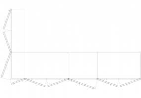 Mobili DWG - Angolo composizione 01