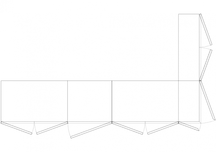 Mobili DWG - Angolo composizione 02 - ACCA software