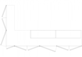 Mobili DWG - Angolo composizione 03
