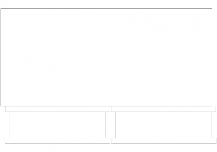 Móveis DWG - Coluna p44 sp44 12 - ACCA software