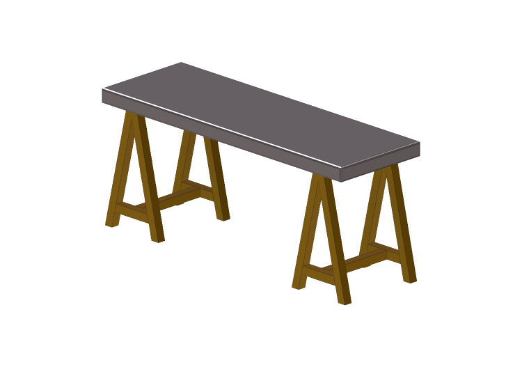 3D Tables - Rectangular table - Sierra - Brasilidades -... 3D Tables - Rectangular table - Sierra - Brasilidades -...