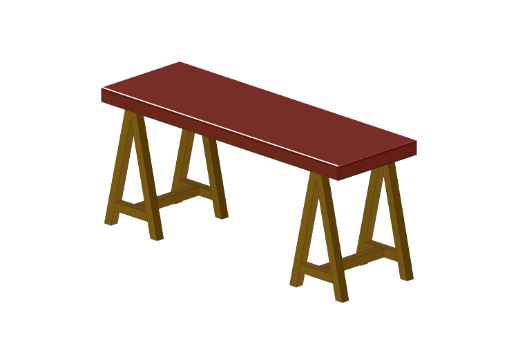 3D Tables - Rectangular table - Sierra - Brasilidades -... 3D Tables - Rectangular table - Sierra - Brasilidades -...
