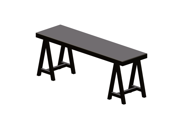 3D Tables - Rectangular table - Sierra - Brasilidades -... 3D Tables - Rectangular table - Sierra - Brasilidades -...